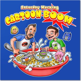Cartoon Boom Retro Posters and Art
